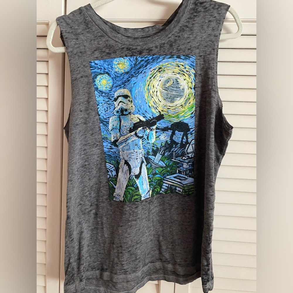 Star Wars Starry Night by Fifth Sun Sleeveless Women’s Top Size L